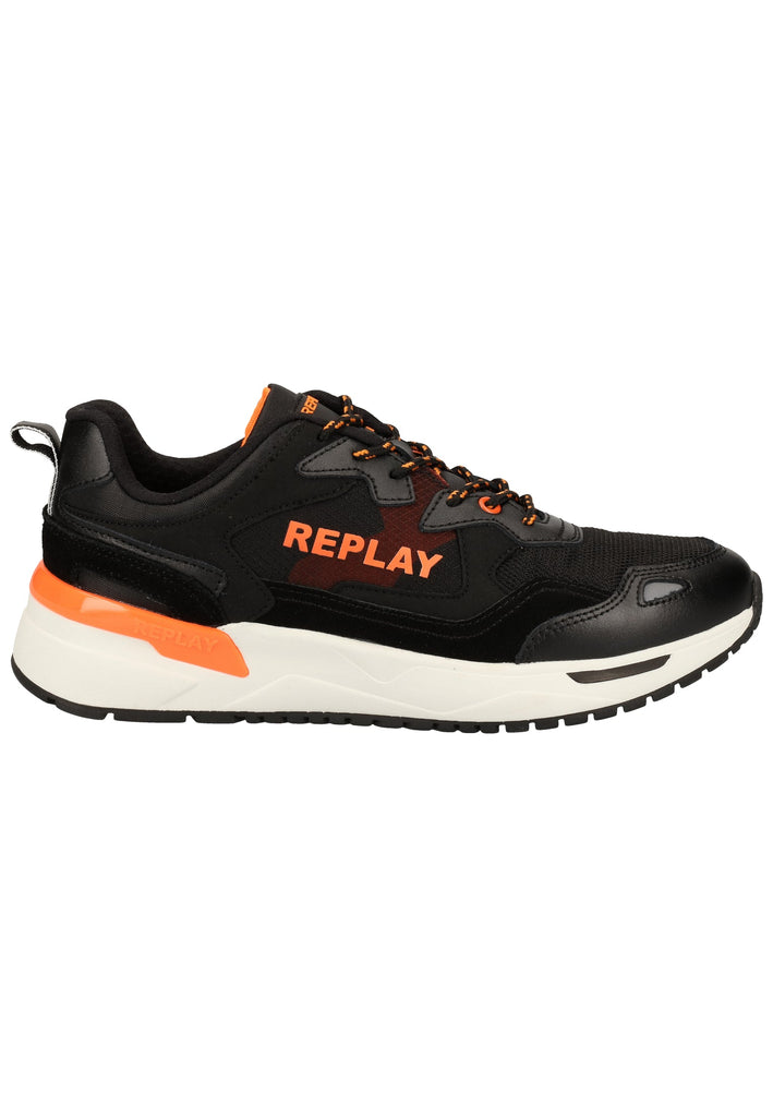 Replay Sneaker Leder/Textil Schwarz