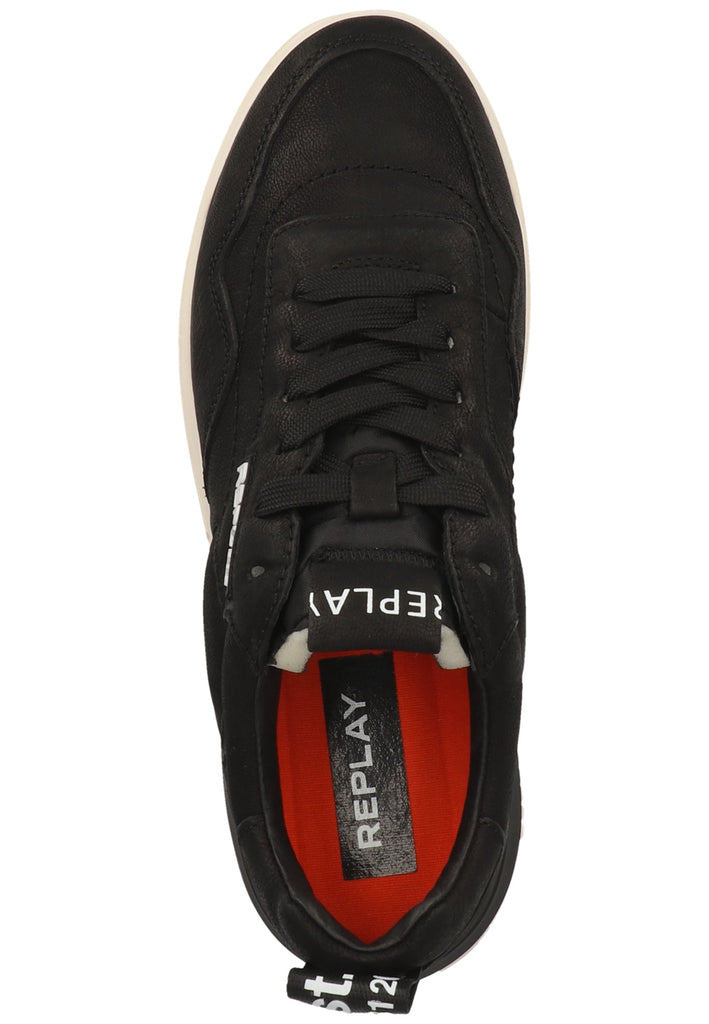 Replay Sneaker Leder/Textil Schwarz