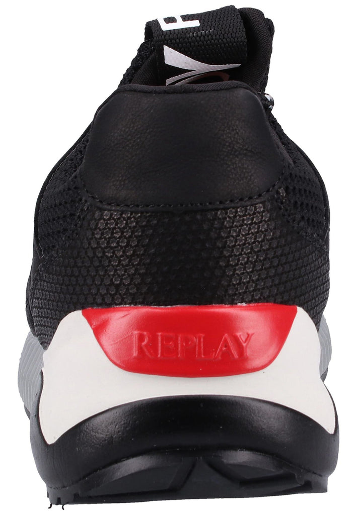 Replay Sneaker Leder/Textil Schwarz