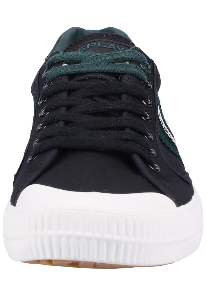 Replay Sneaker Leder/Textil Schwarz/Grün