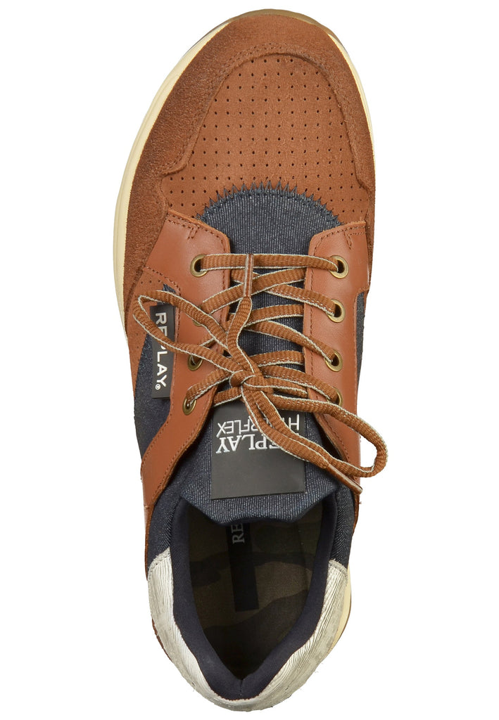 Replay Sneaker Leder/Textil Tan