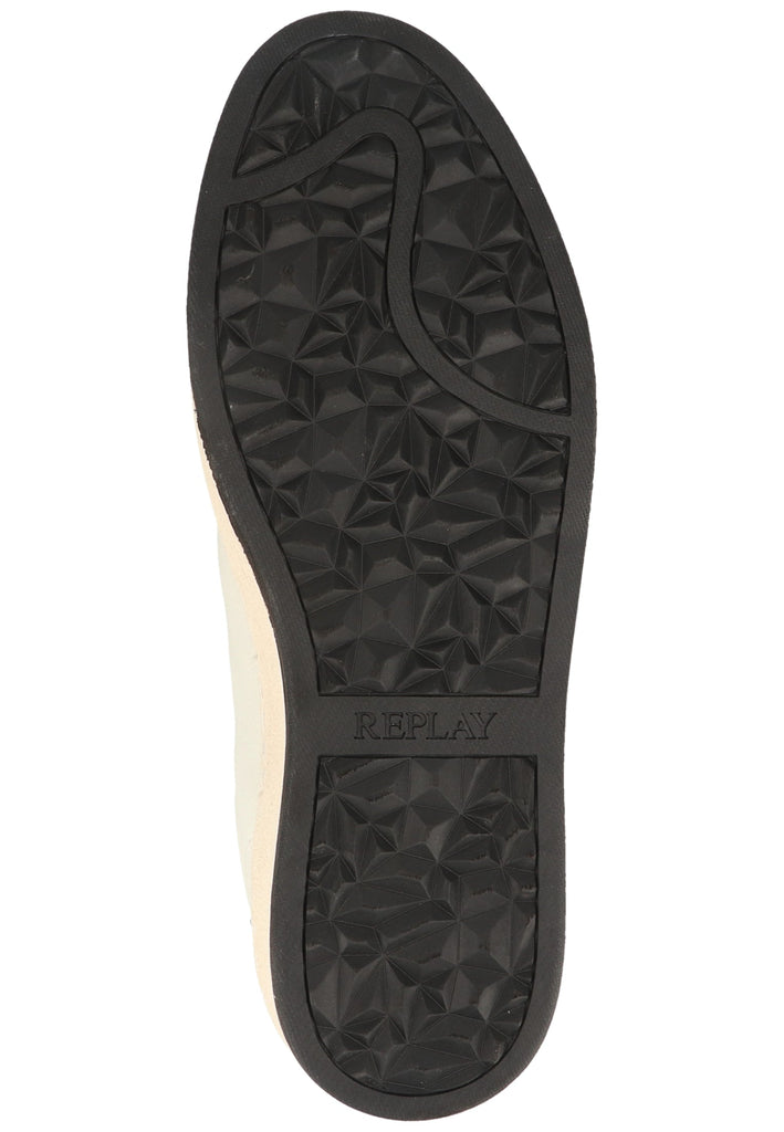 Replay Sneaker Leder/Textil Weiß/Schwarz