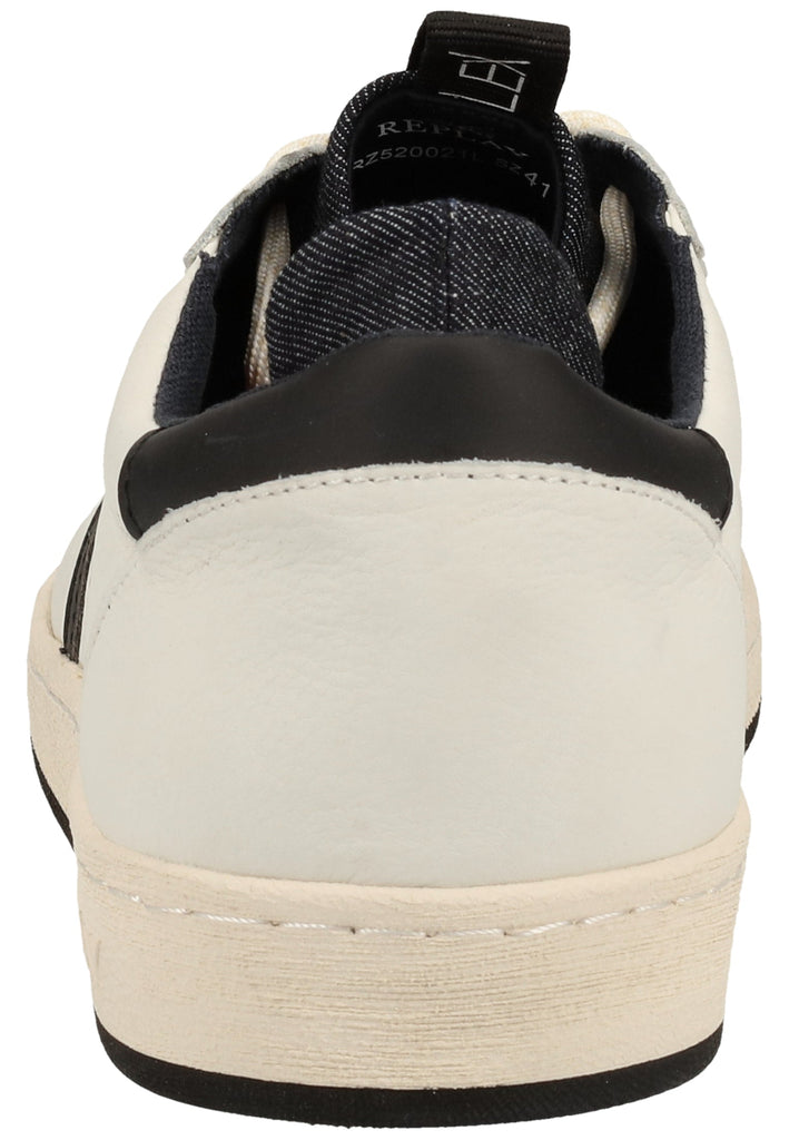 Replay Sneaker Leder/Textil Weiß/Schwarz