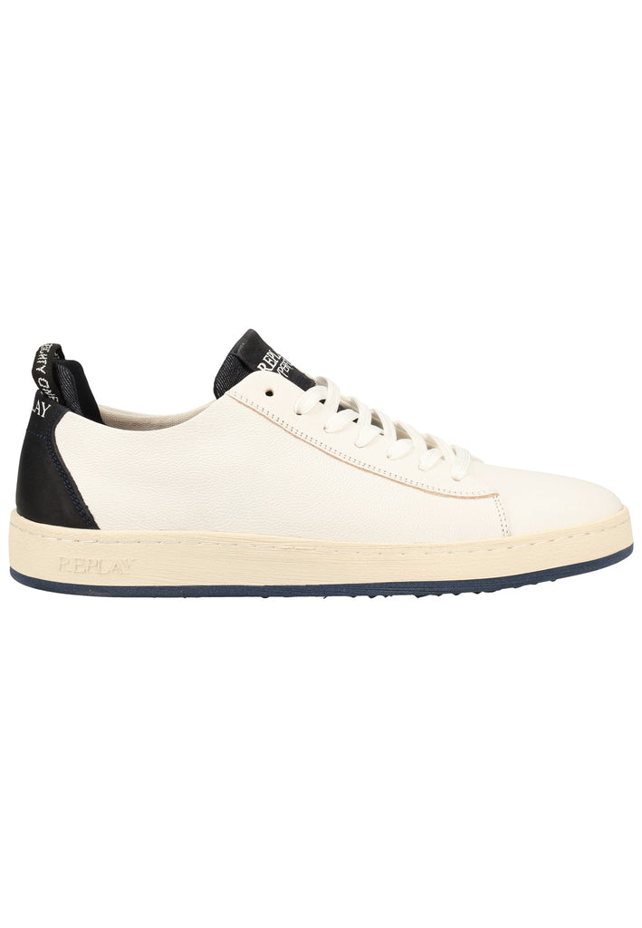 Replay Sneaker Leder Weiß/Blau
