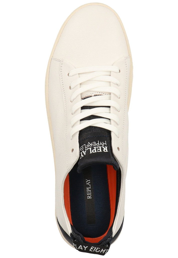Replay Sneaker Leder Weiß/Blau