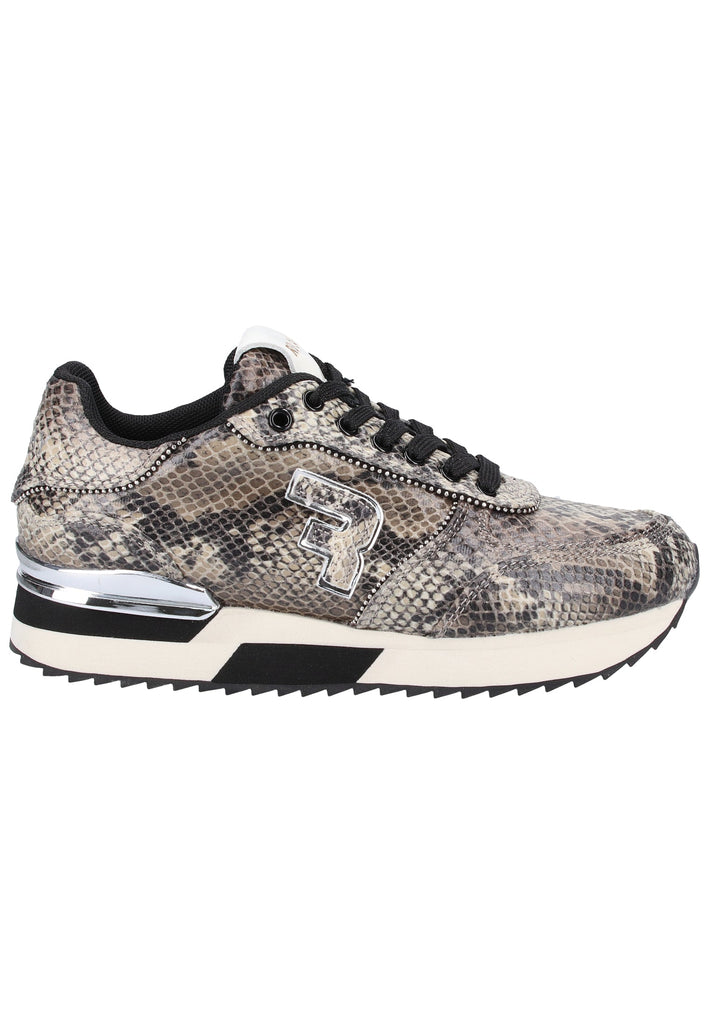 Replay Sneaker Lederimitat Grau/Schwarz