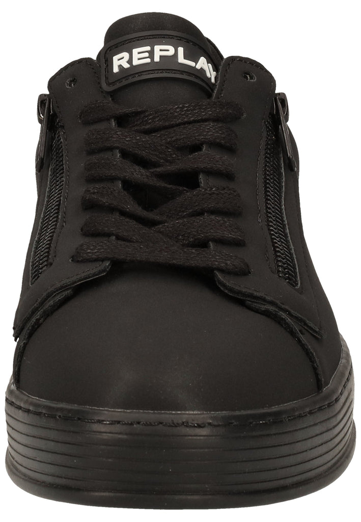 Replay Sneaker Lederimitat Schwarz