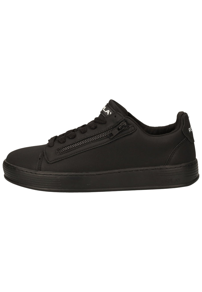 Replay Sneaker Lederimitat Schwarz