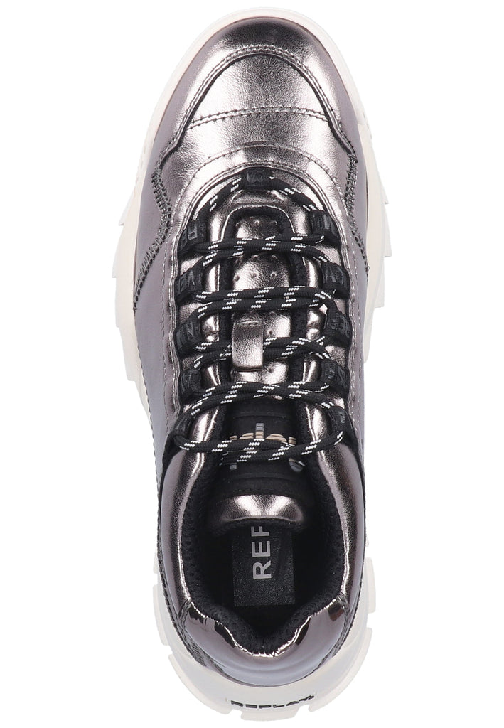 Replay Sneaker Lederimitat Silber
