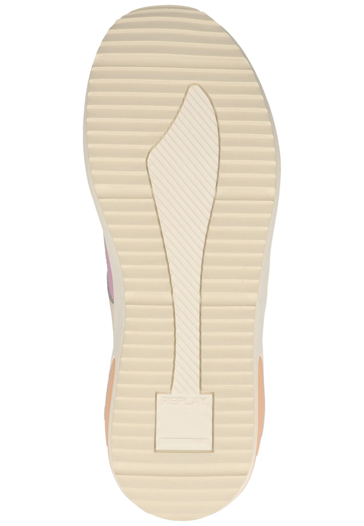 Replay Sneaker Lederimitat/Textil Beige/Pink