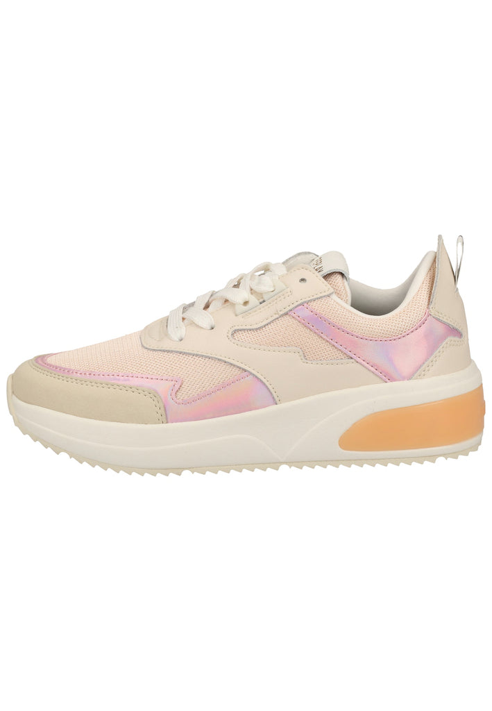 Replay Sneaker Lederimitat/Textil Beige/Pink