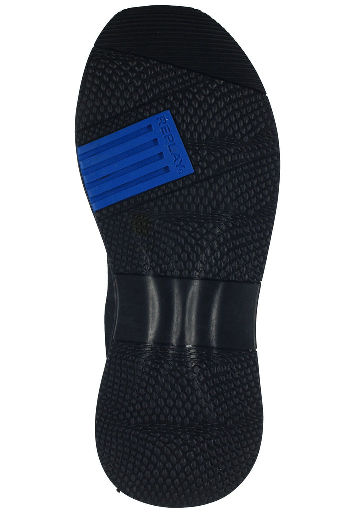 Replay Sneaker Lederimitat/Textil Schwarz