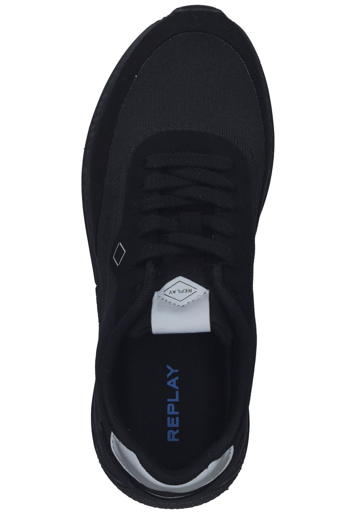 Replay Sneaker Lederimitat/Textil Schwarz