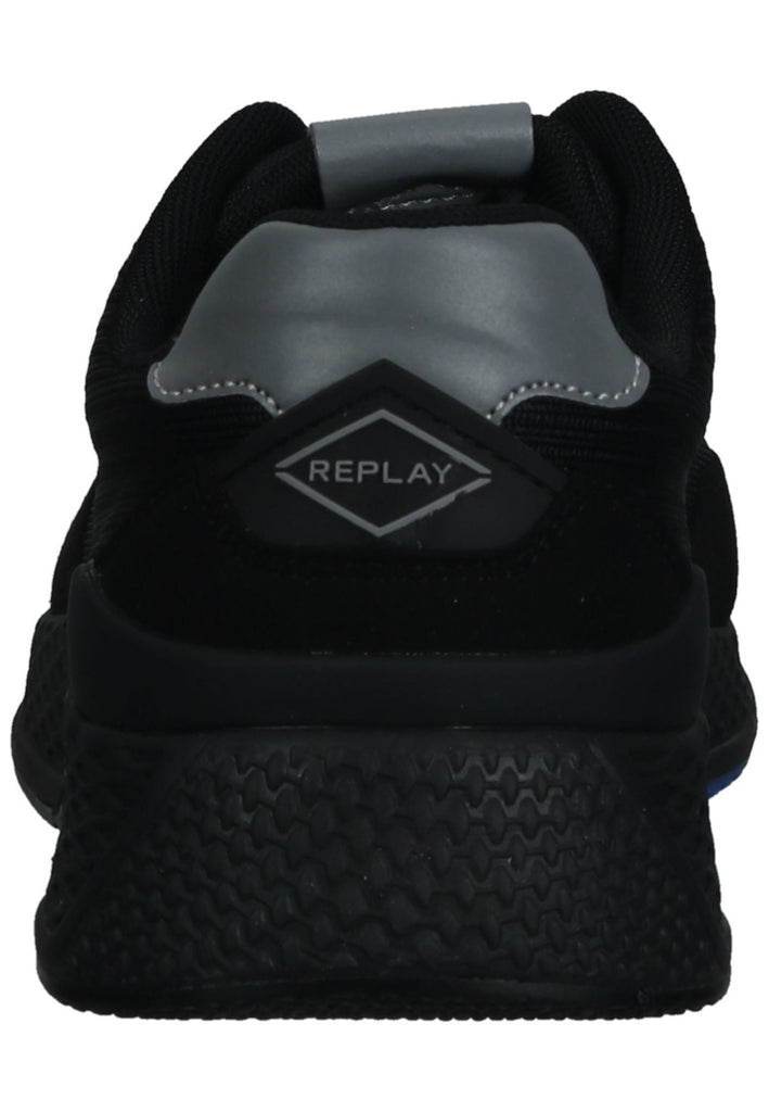 Replay Sneaker Lederimitat/Textil Schwarz
