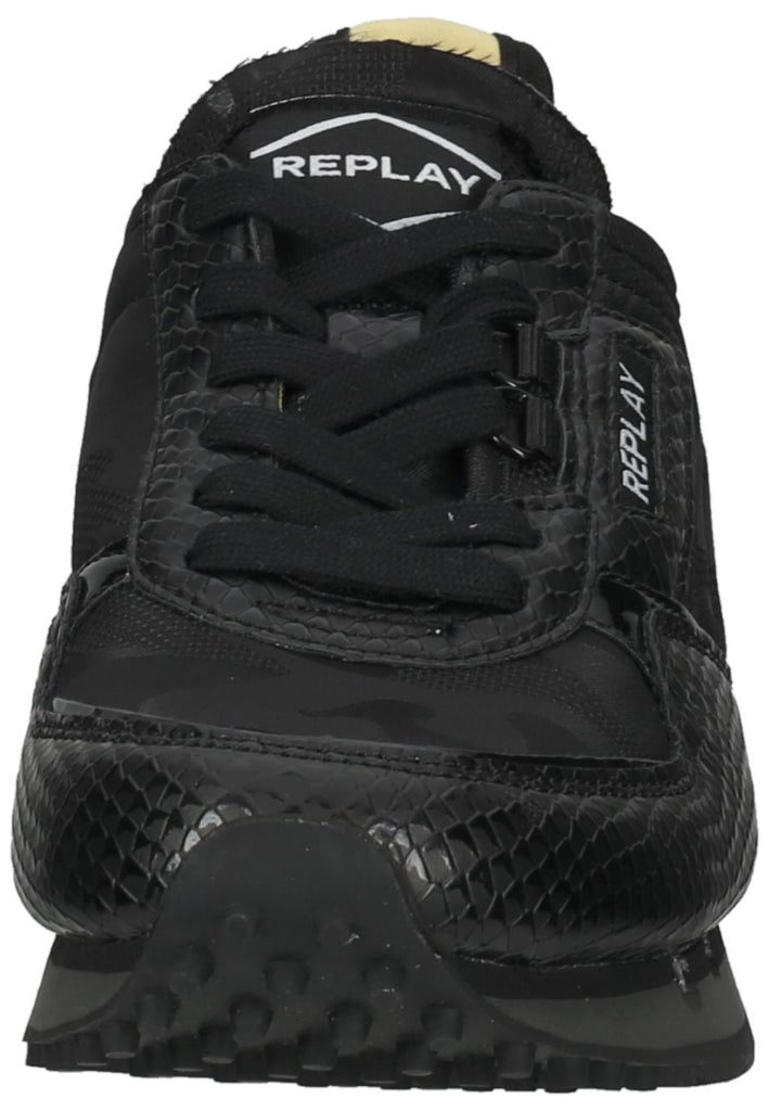 Replay Sneaker Lederimitat/Textil Schwarz