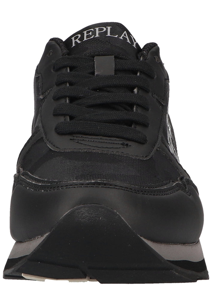 Replay Sneaker Lederimitat/Textil Schwarz
