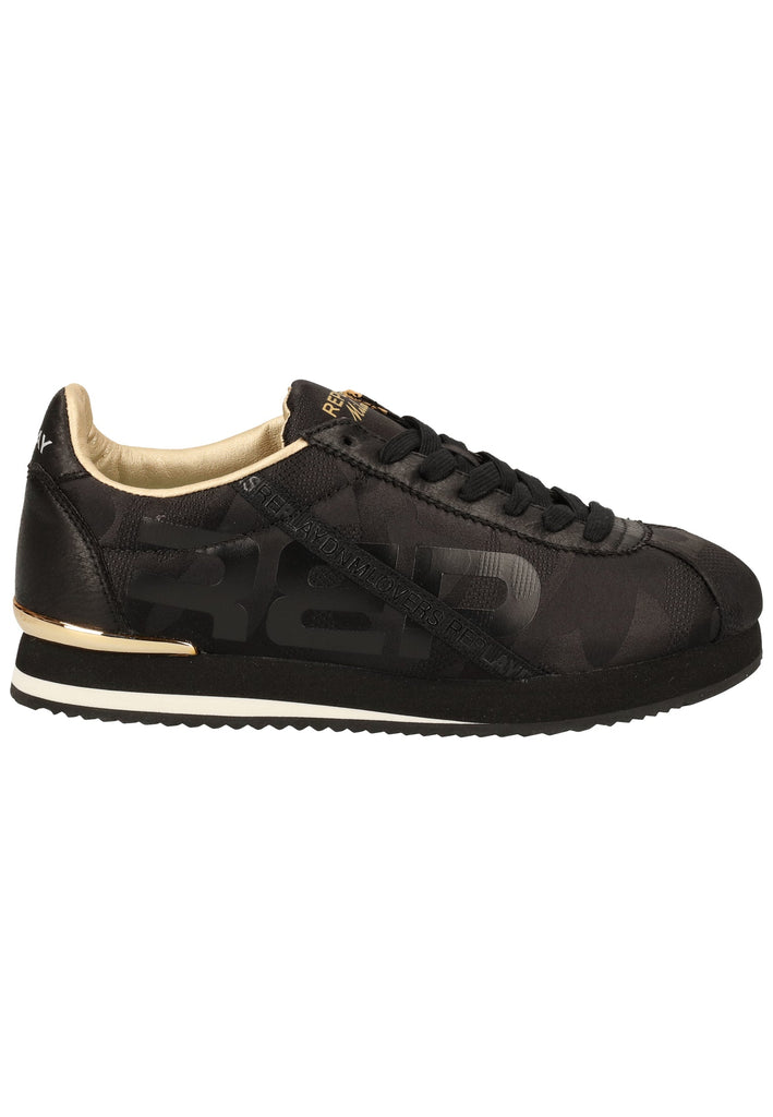 Replay Sneaker Lederimitat/Textil Schwarz