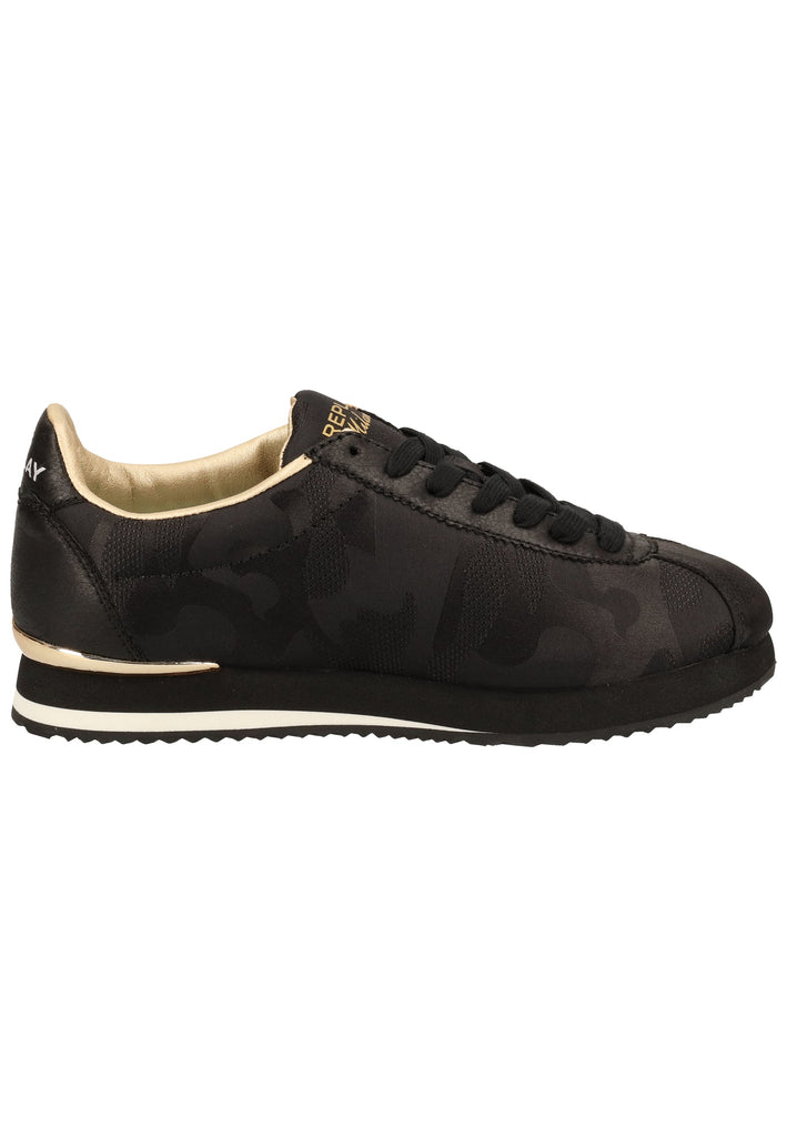 Replay Sneaker Lederimitat/Textil Schwarz