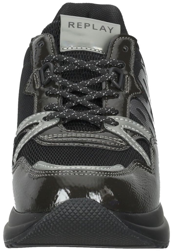 Replay Sneaker Lederimitat/Textil Schwarz