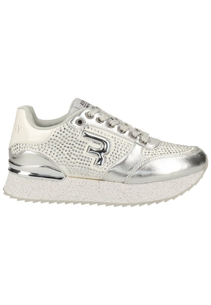 Replay Sneaker Lederimitat/Textil Silber