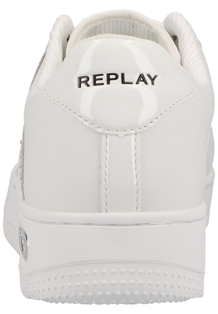 Replay Sneaker Lederimitat/Textil Weiß