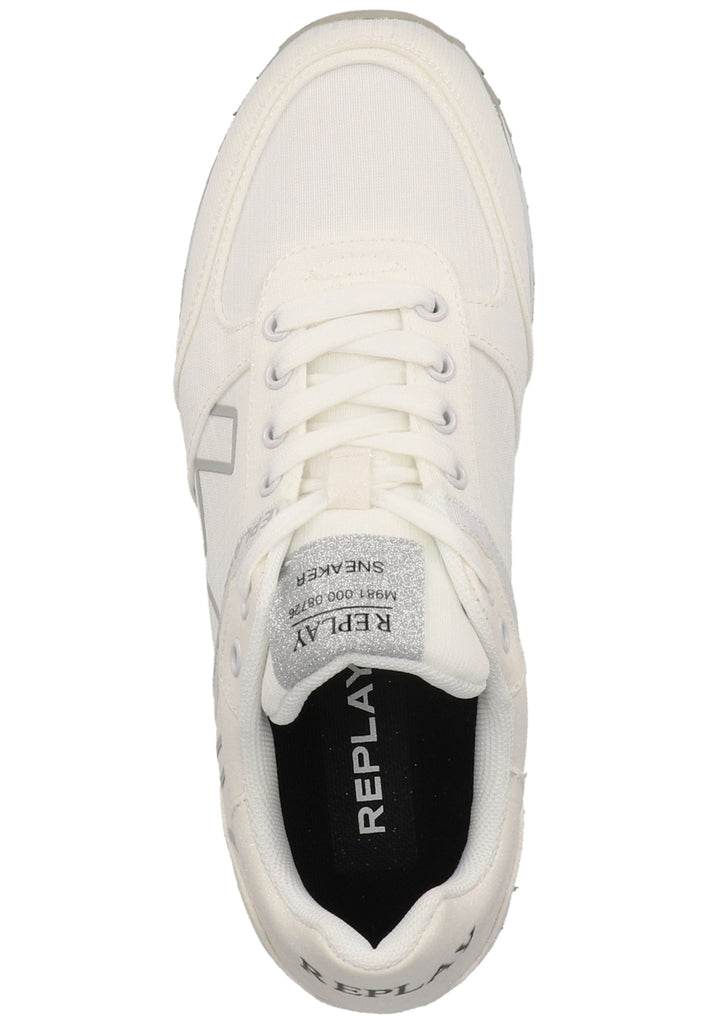 Replay Sneaker Lederimitat/Textil Weiß