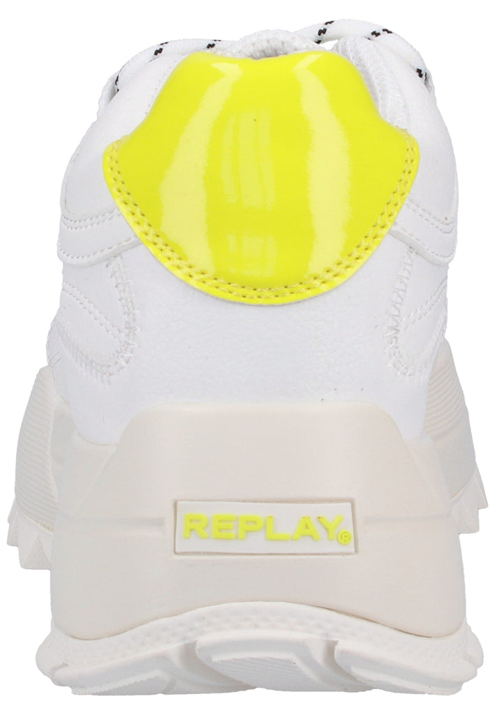 Replay Sneaker Lederimitat Weiß