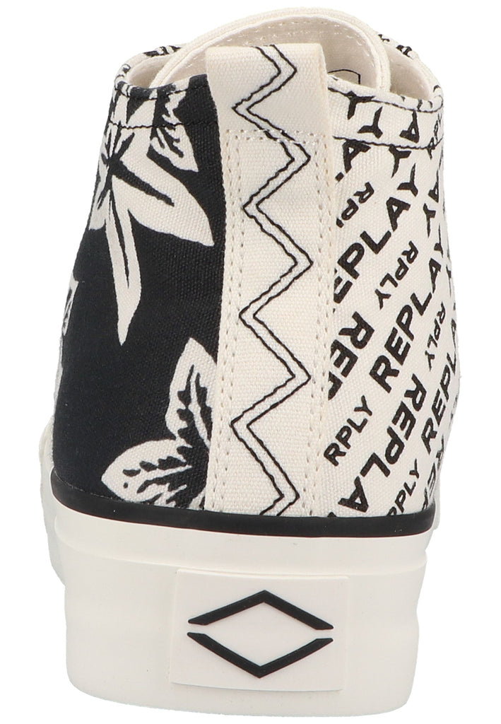 Replay Sneaker Textil Schwarz/Weiß
