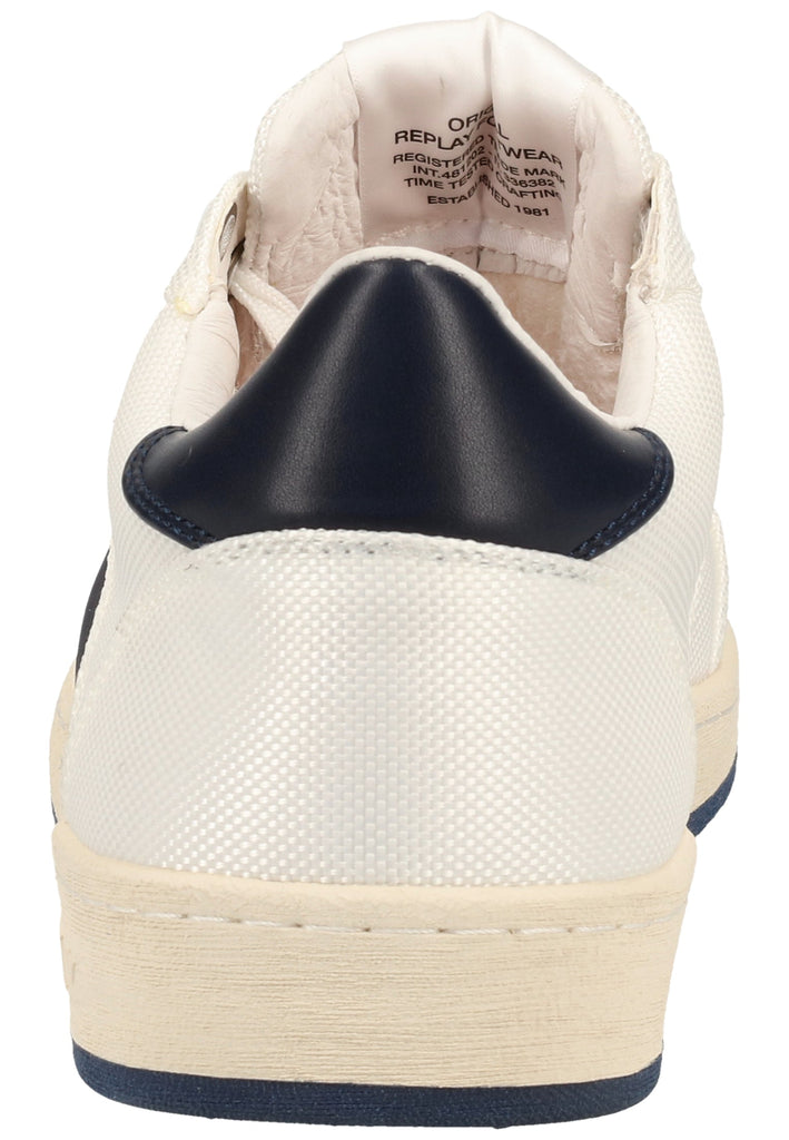 Replay Sneaker Textil Weiß/Blau