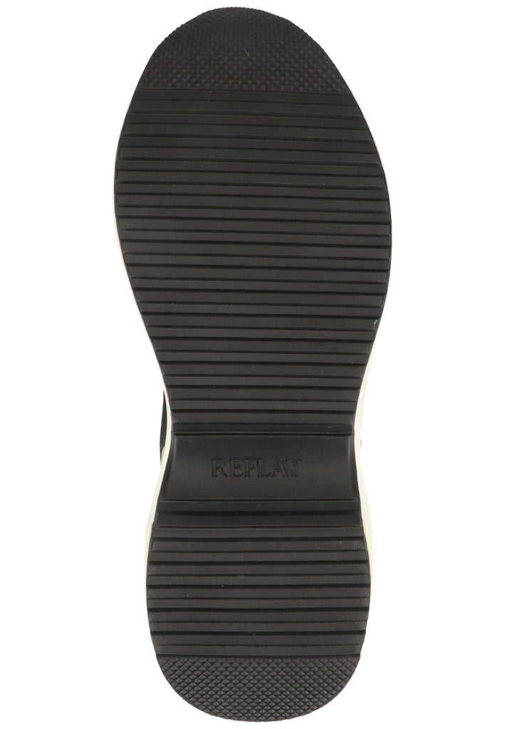 Replay Sneaker Veloursleder/Textil Schwarz/Gold