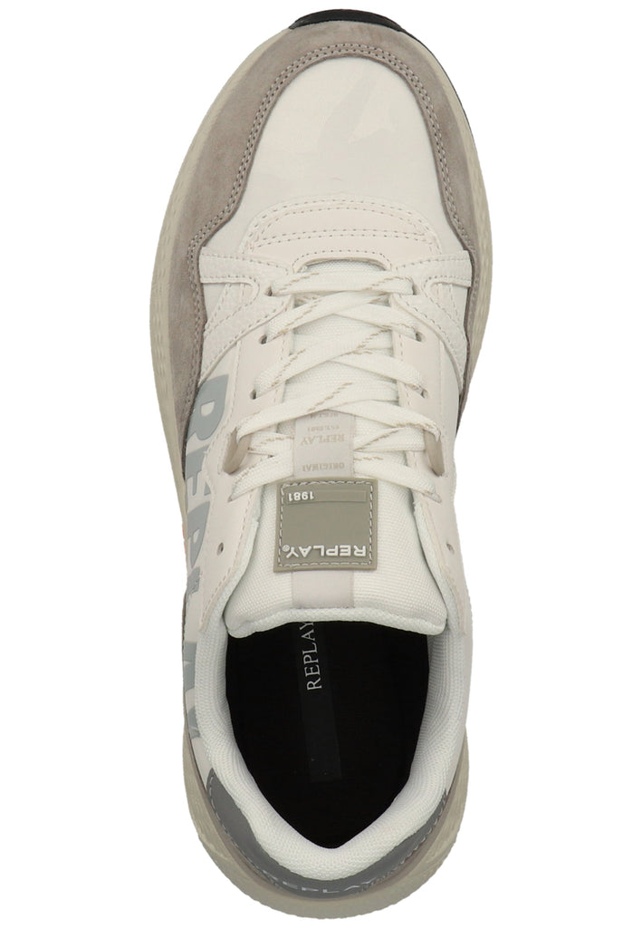Replay Sneaker Veloursleder/Textil Weiß