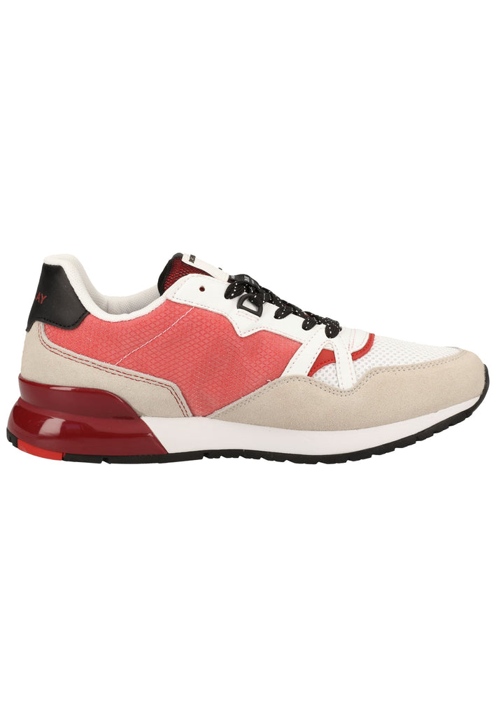 Replay Sneaker Veloursleder/Textil Weiß/Rot