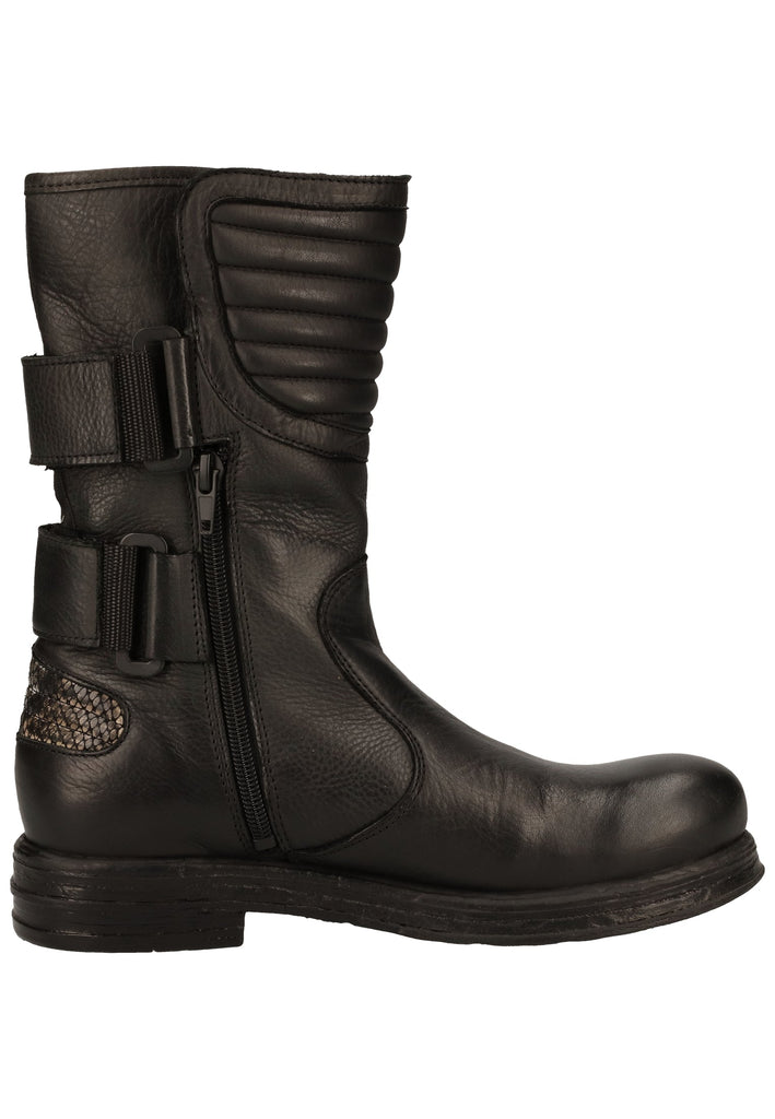 Replay Stiefel Leder Schwarz