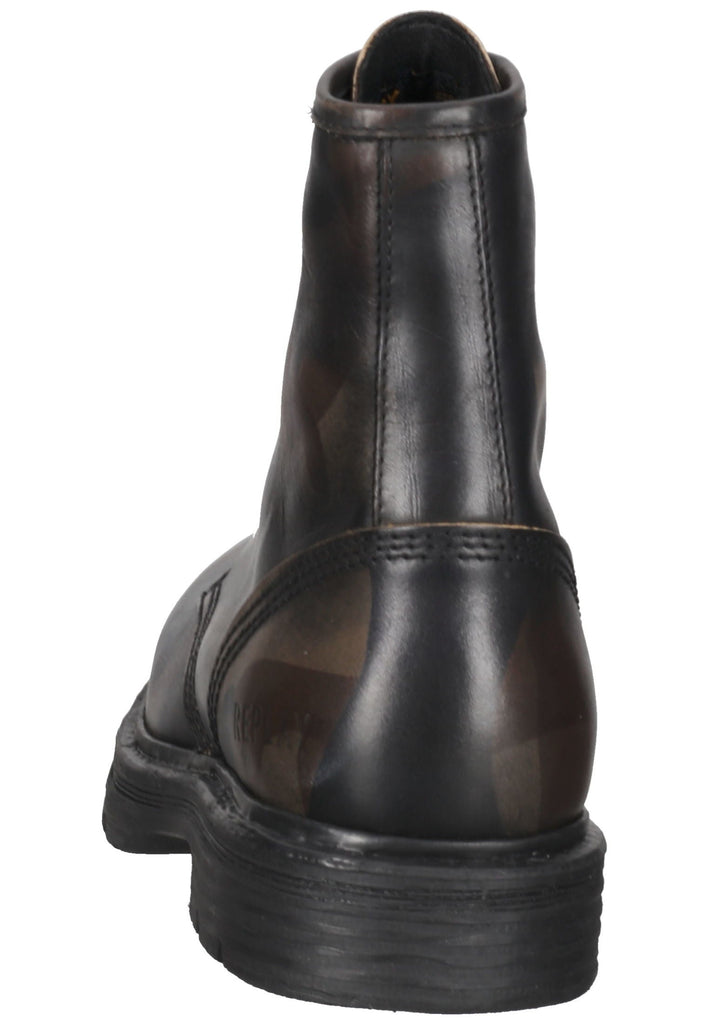 Replay Stiefelette Leder Camouflage