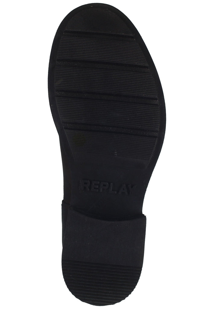 Replay Stiefelette Leder Dunkelbraun