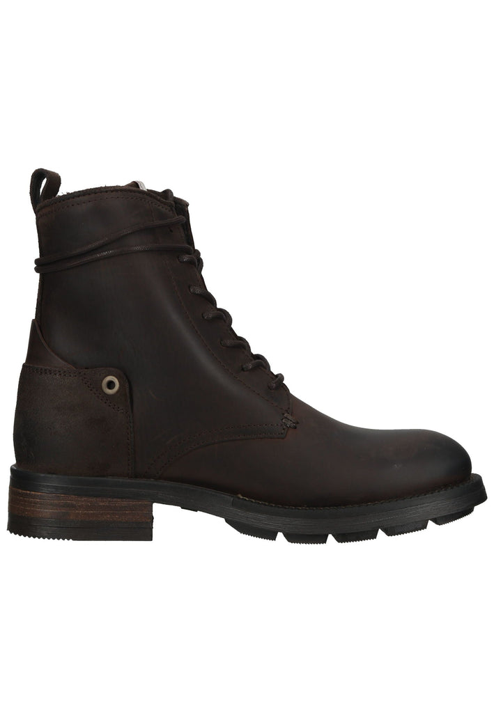Replay Stiefelette Leder Dunkelbraun