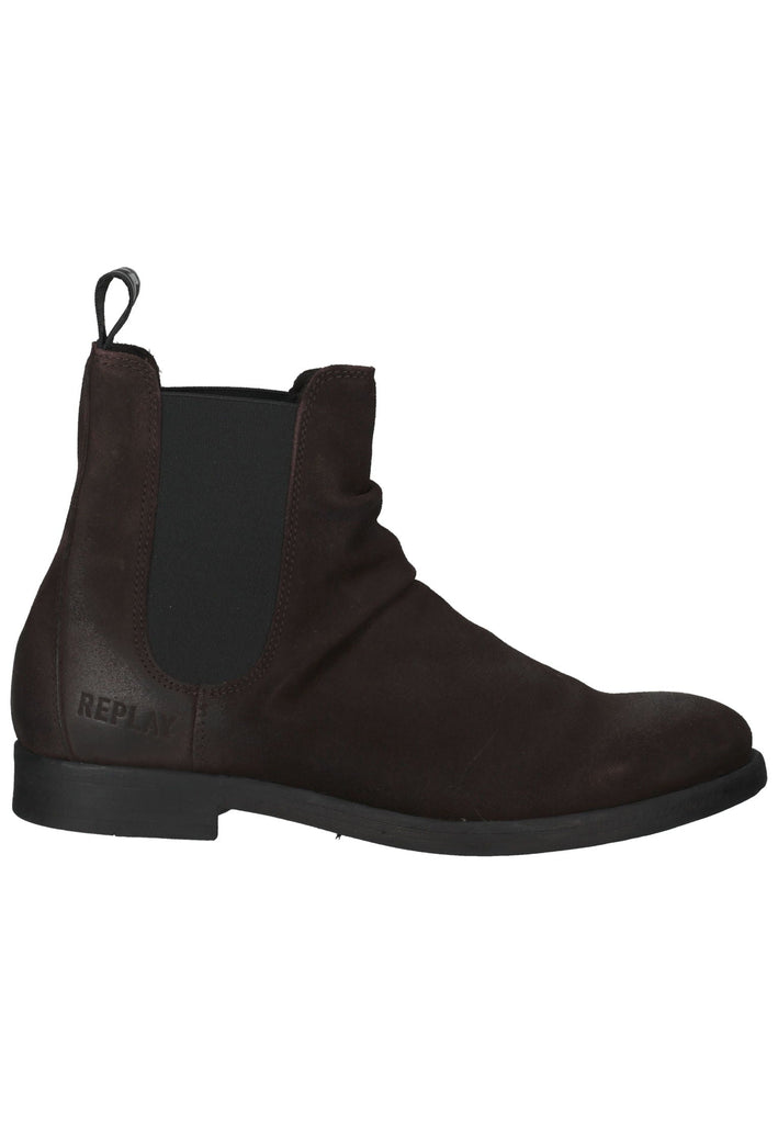 Replay Stiefelette Leder Dunkelbraun