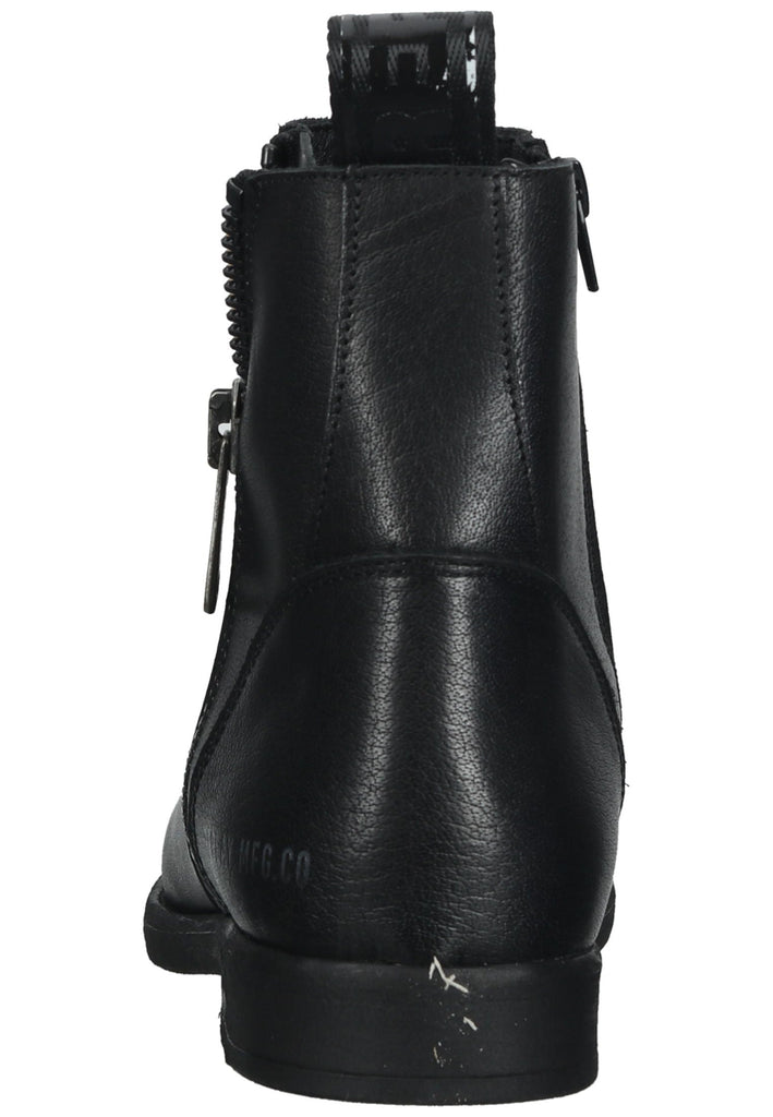 Replay Stiefelette Leder Schwarz