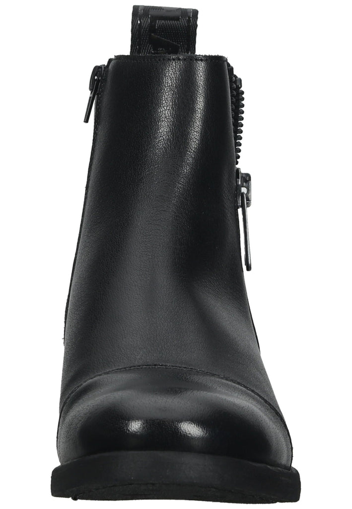 Replay Stiefelette Leder Schwarz