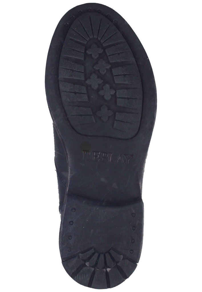 Replay Stiefelette Leder Schwarz