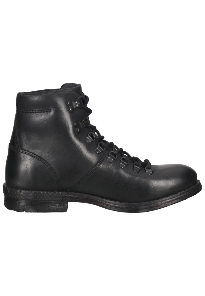 Replay Stiefelette Leder Schwarz