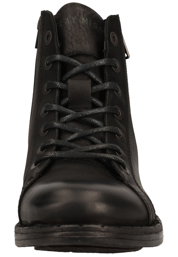 Replay Stiefelette Leder Schwarz