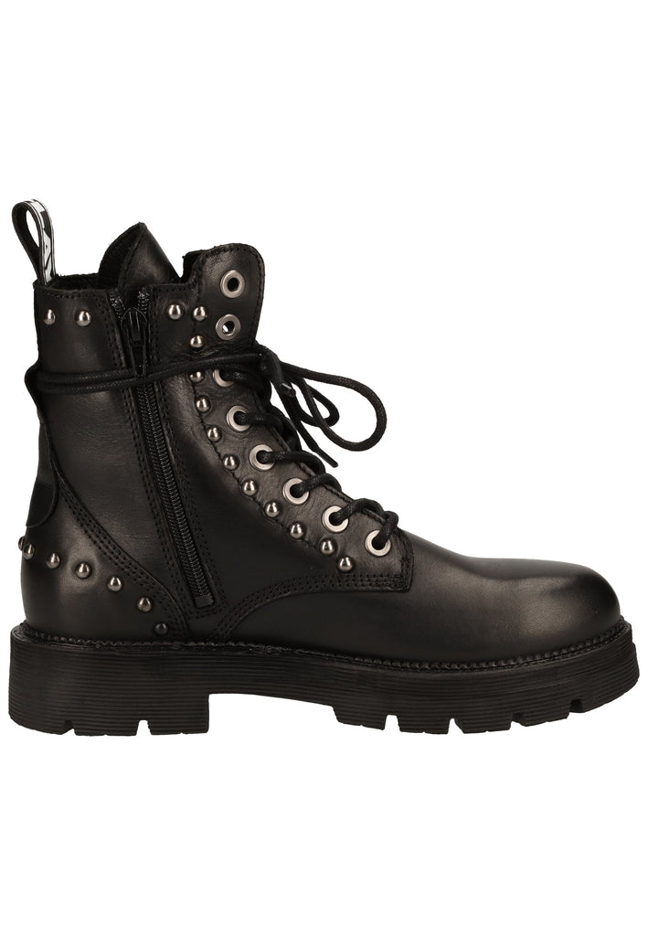 Replay Stiefelette Leder Schwarz