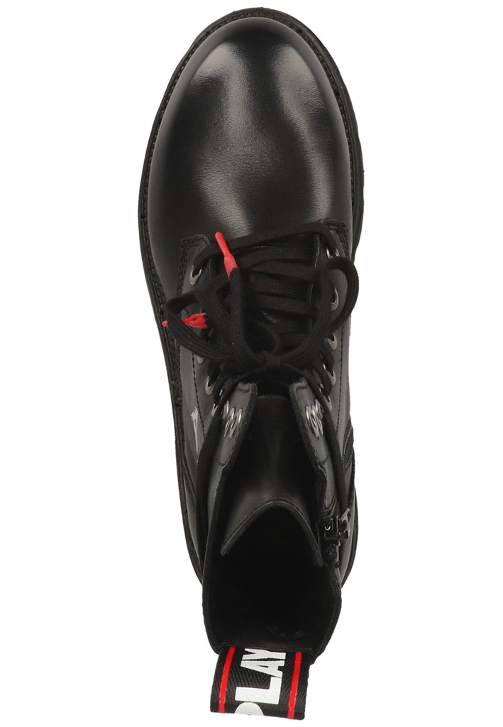 Replay Stiefelette Leder Schwarz