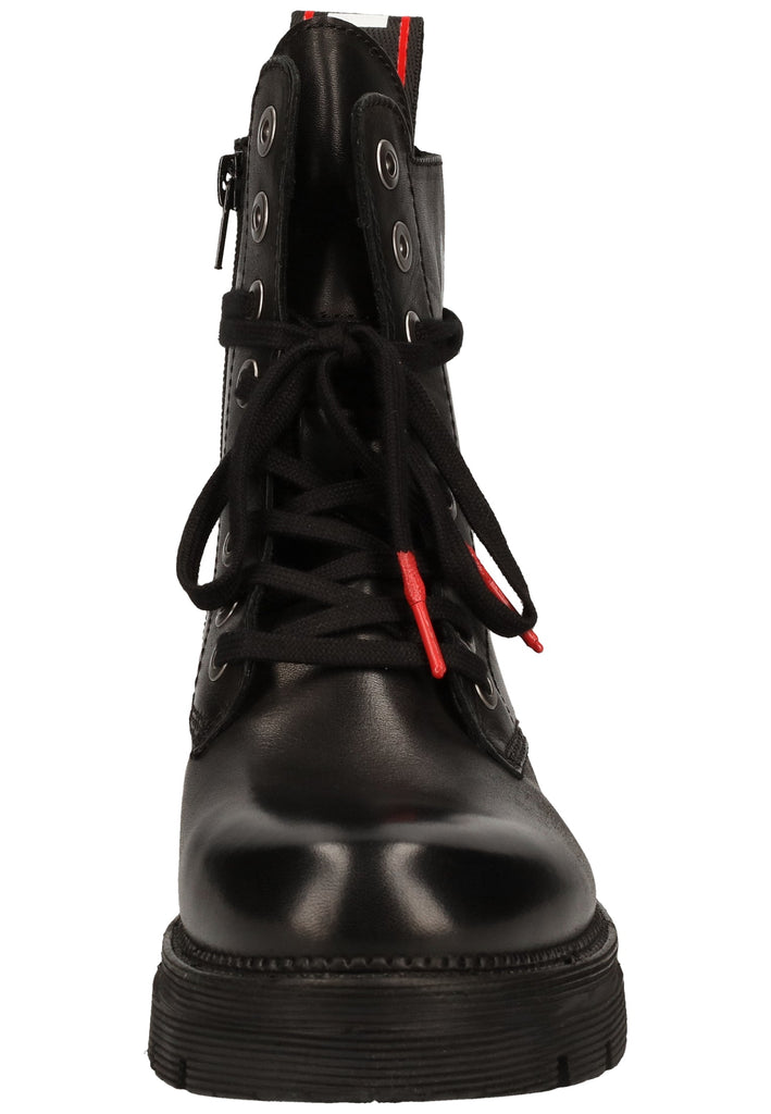 Replay Stiefelette Leder Schwarz