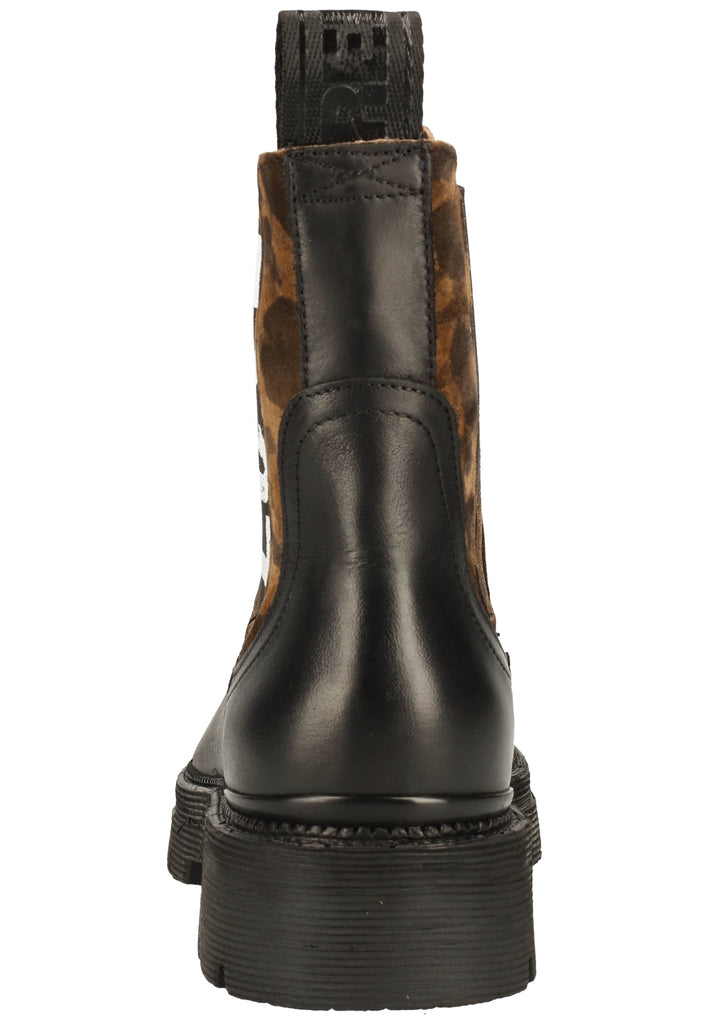 Replay Stiefelette Leder Schwarz