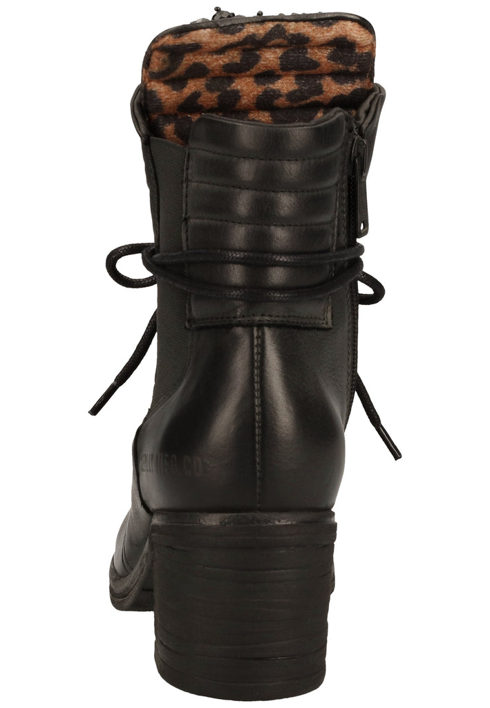Replay Stiefelette Leder Schwarz