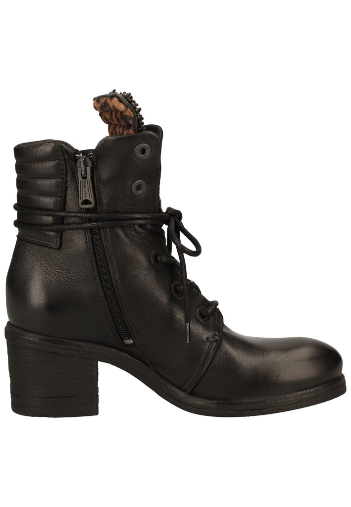 Replay Stiefelette Leder Schwarz