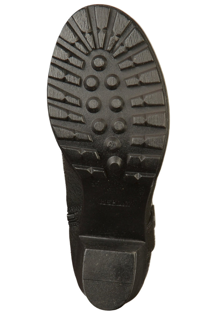 Replay Stiefelette Leder Schwarz