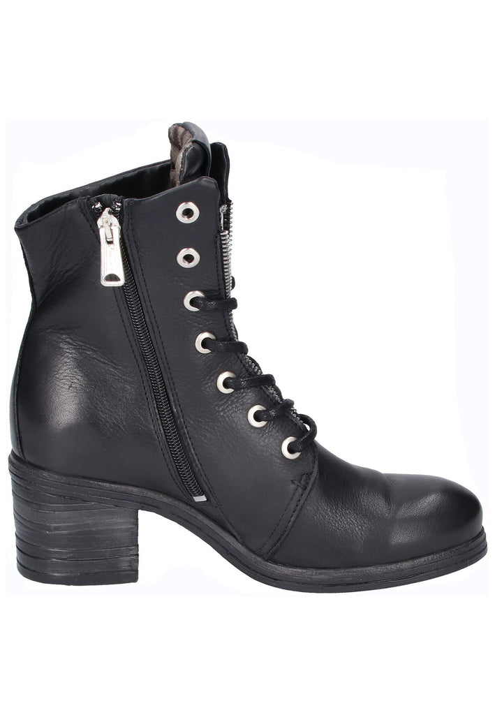 Replay Stiefelette Leder Schwarz